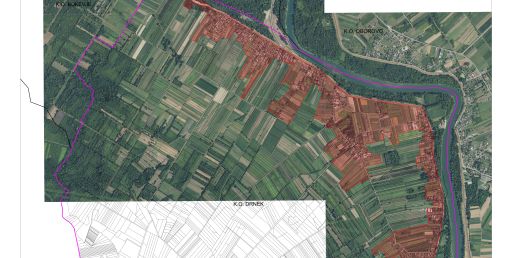 Obavijest o katastarskoj izmjeri i terminima omeđivanja čestica u k.o. Drnek