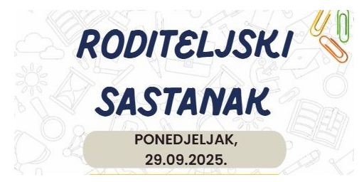 Obavijest roditeljima djece – polaznika predškole