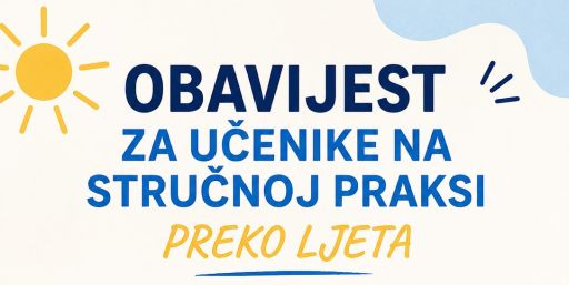 Učenici na ljetnoj stručnoj praksi mogu zatražiti potvrdu za besplatan prijevoz